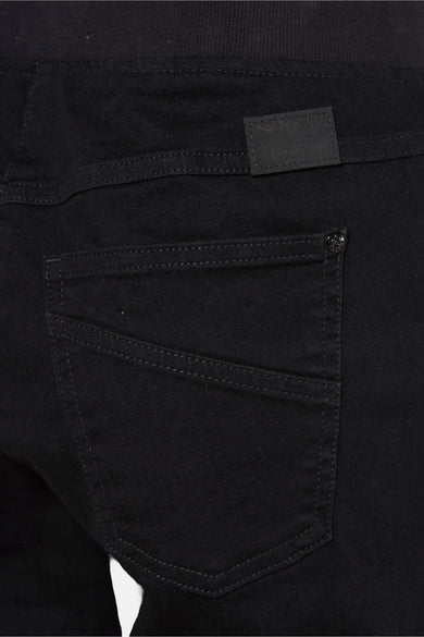 PAMINA - Black denim