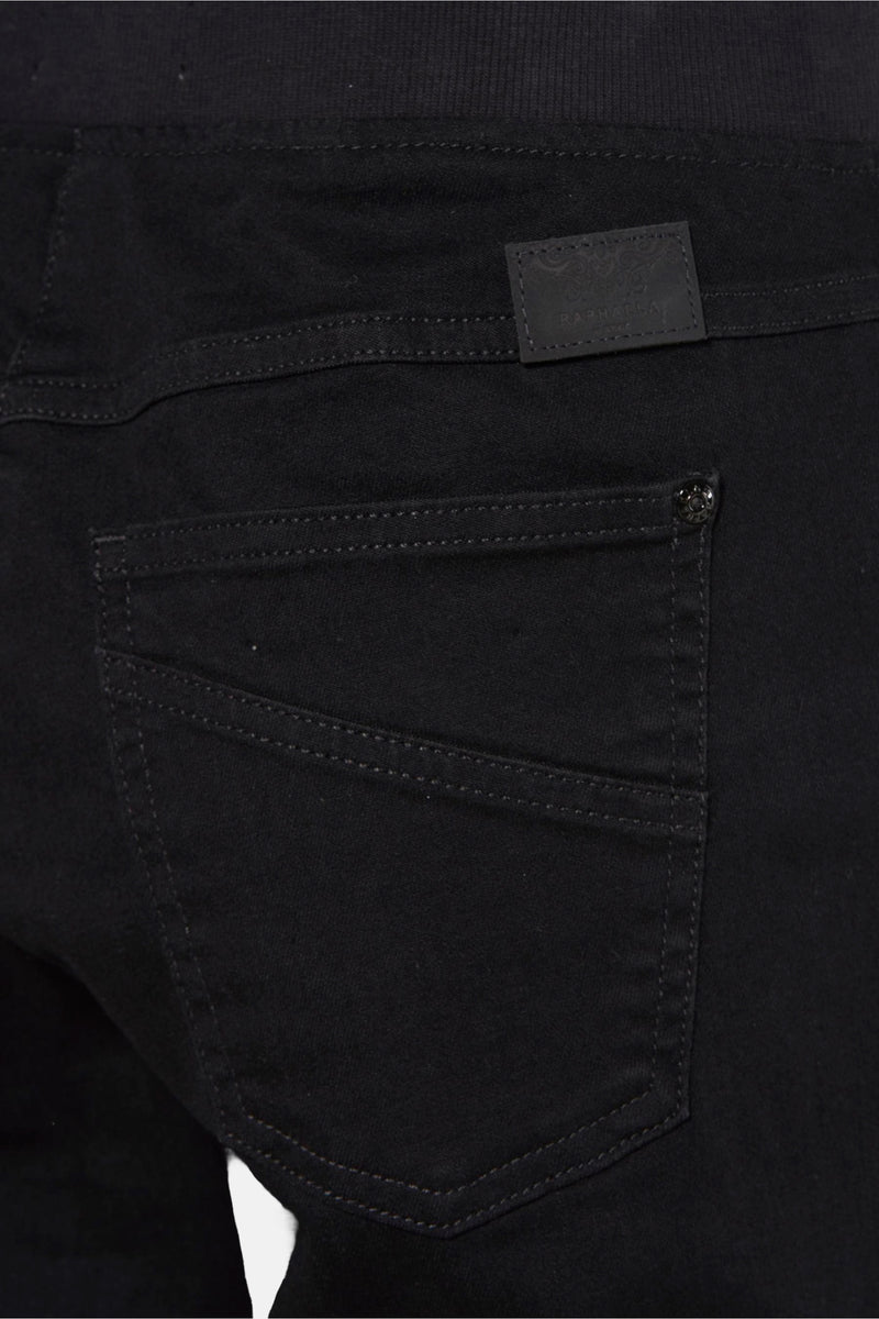 PAMINA - Black denim