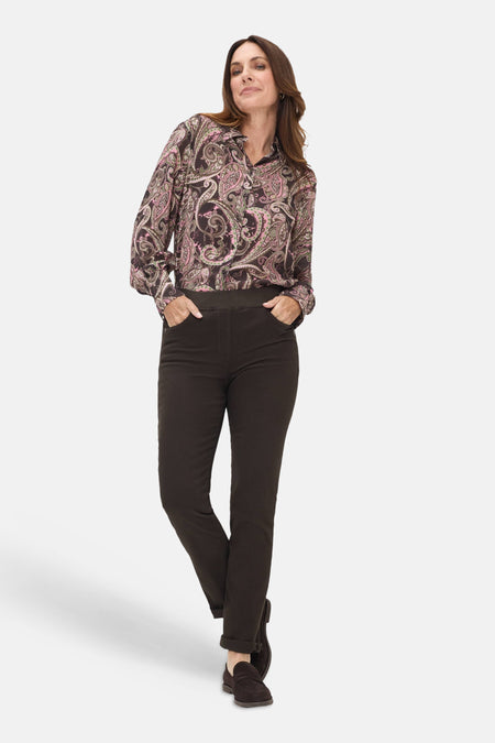 Jeans slim bruin - RAPHAELA