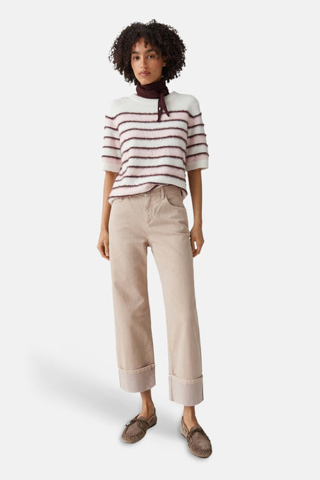 Pull col O - multicolore