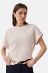 Sweat col O - rose