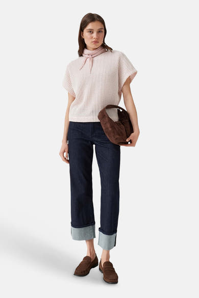 Sweat col O - rose