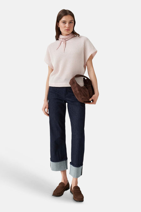 Sweat col O - rose