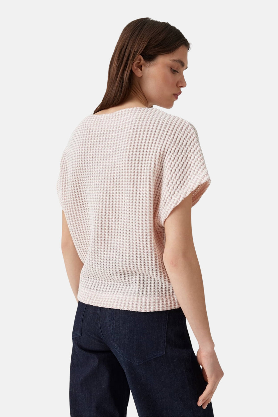 Sweat col O - rose