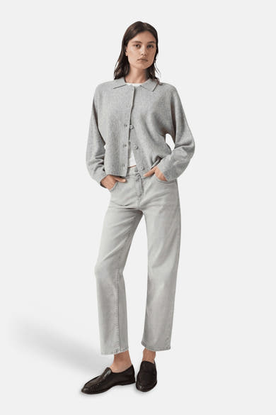 Jean Mom gris - OPUS
