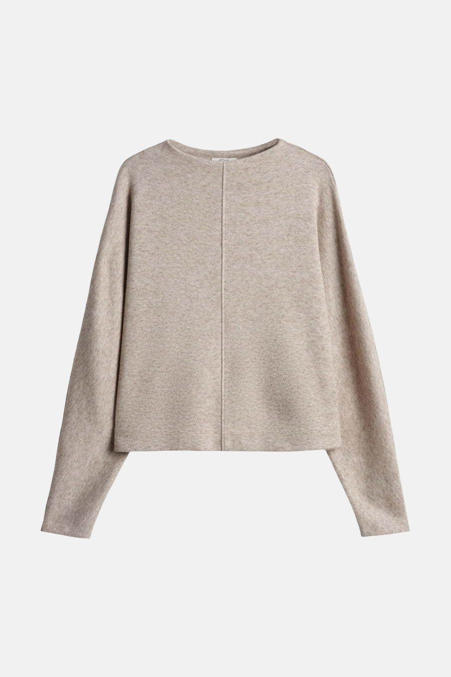 Sweat col O - beige