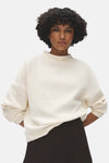 Sweater met ronde hals ecru - OPUS