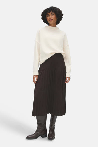 Sweater met ronde hals ecru - OPUS