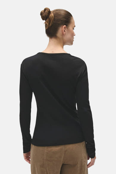 T-shirt à manches longues - noir