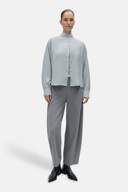 Blouse (lange mouwen) blauw - OPUS