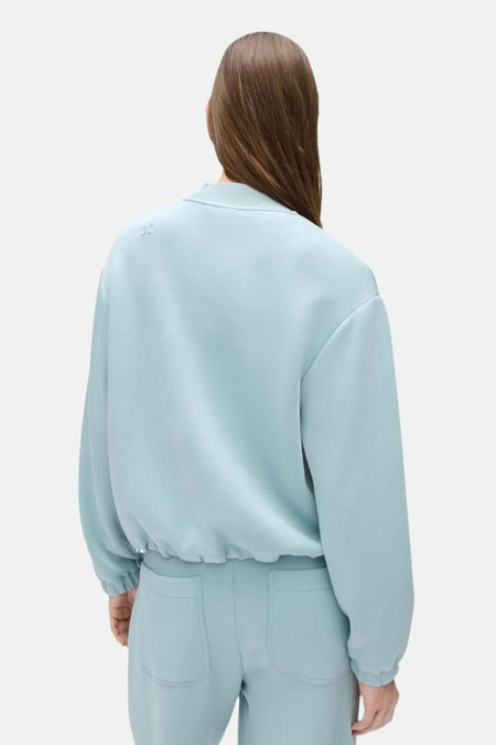 Sweater met ronde hals blauw - OPUS