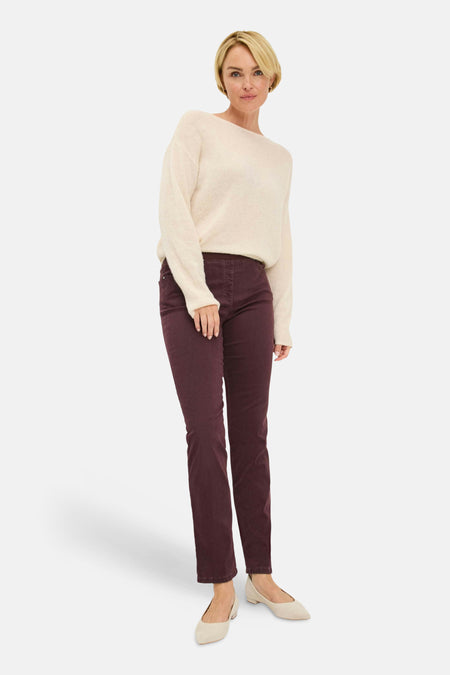 Dames sb seizoensbroek elastic rood - RAPHAELA