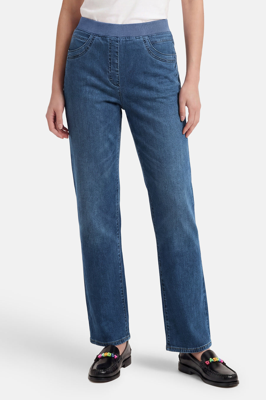 SLIM FIT JEANS - light blue denim