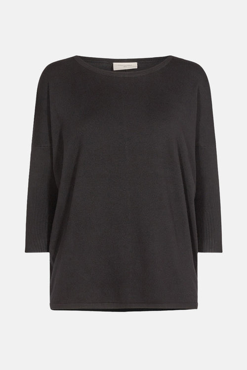 Pull col rond Noir - FREEQUENT