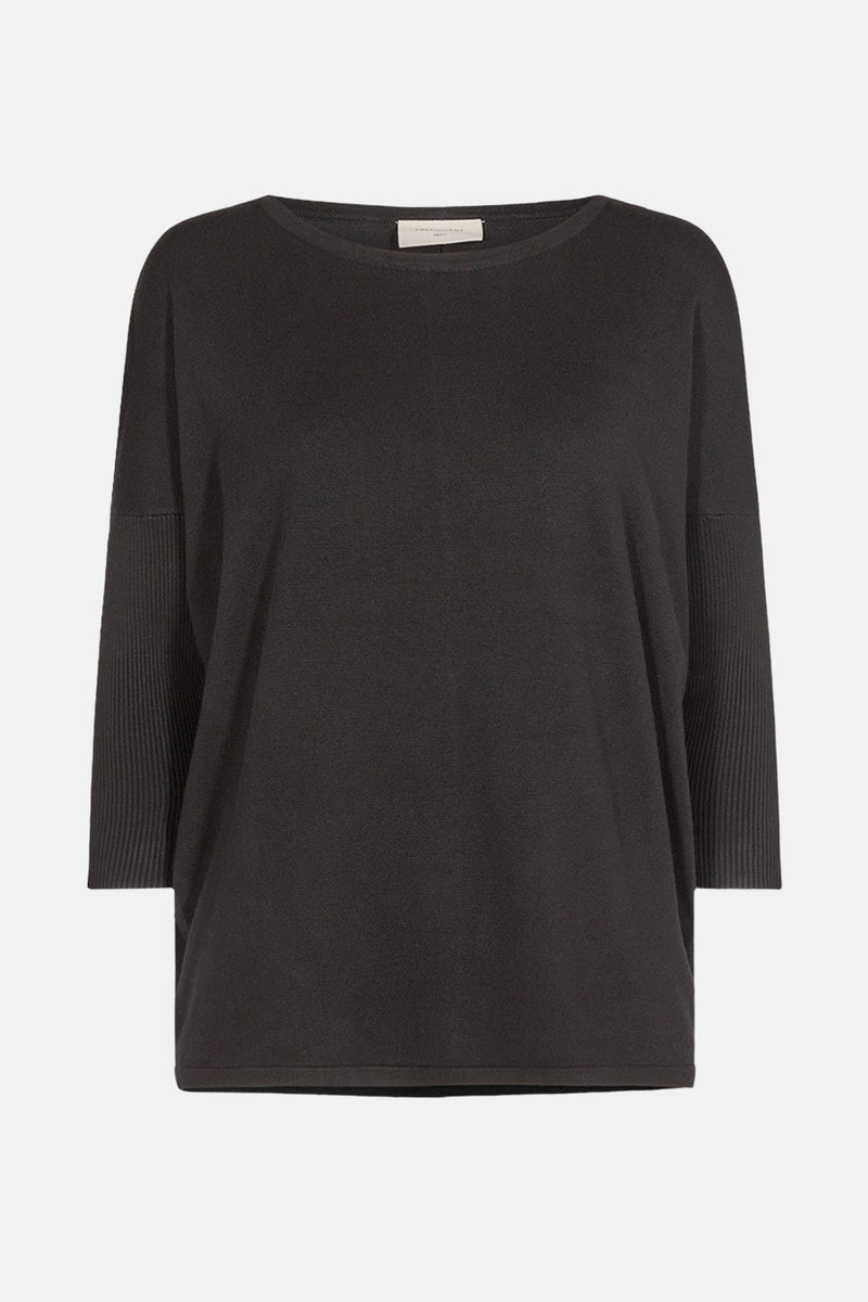 Pull col rond Noir - FREEQUENT