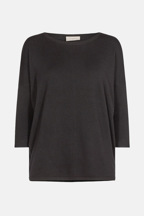 Trui met ronde hals zwart - FREEQUENT