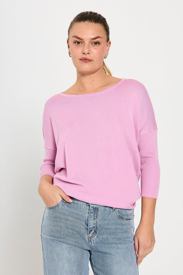 Pull col rond Rose - FREEQUENT