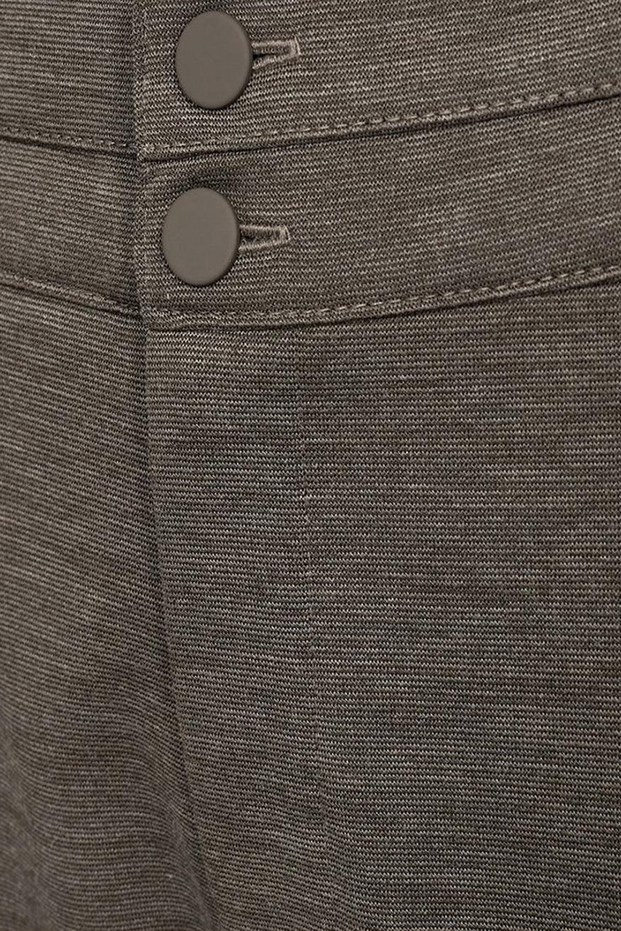 Pantalon de costume taupe de FREEQUENT, avec double boutonnage et texture finement tissée.
