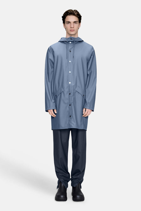 Lange jas - blauw