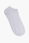 Chaussettes blanches de ACCESSORIES BY JACK & JONES, coupe basse invisible, en tissu texturé.