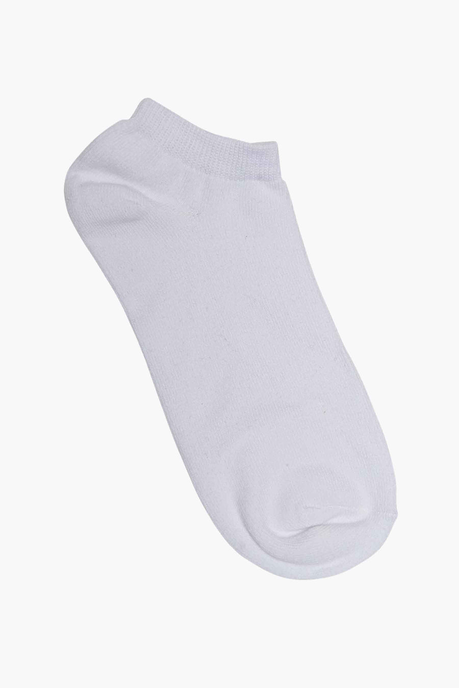 Chaussettes blanches de ACCESSORIES BY JACK & JONES, coupe basse invisible, en tissu texturé.