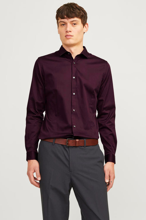 Chemise (manches longues) Rouge - PREMIUM BY JACK & JONES
