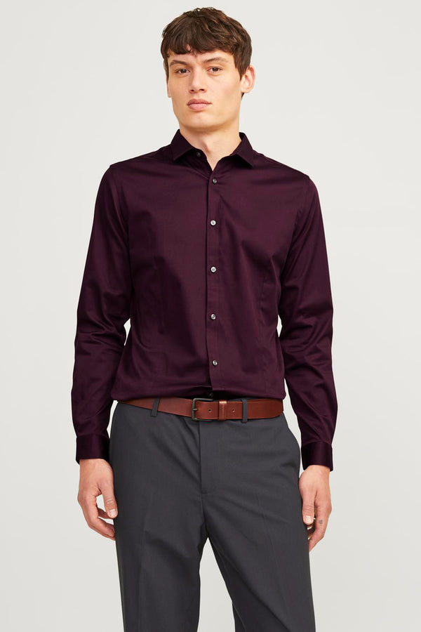 Chemise (manches longues) Rouge - PREMIUM BY JACK & JONES