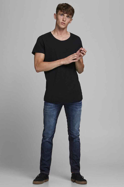 Jean slim DARK BLUE DENIM - JACK & JONES JEANS INTELLIGENCE