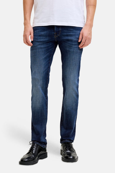 GLENN - mid blue denim