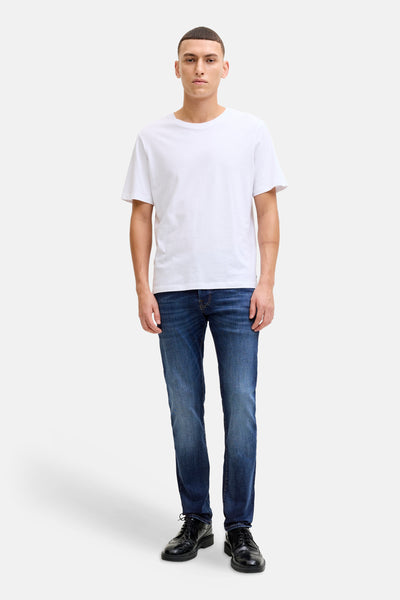 GLENN - mid blue denim