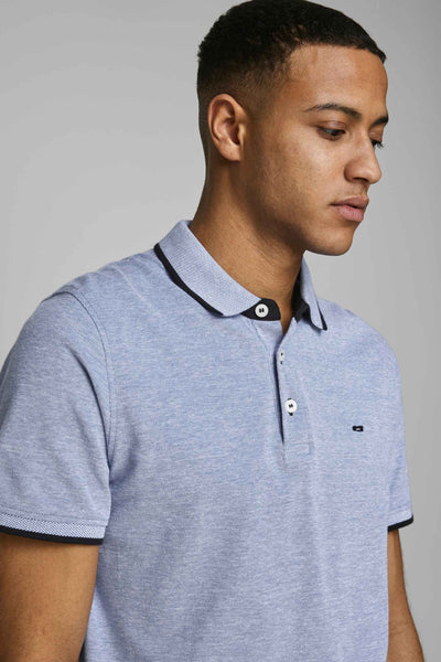 Polo Bleu - PREMIUM BY JACK & JONES