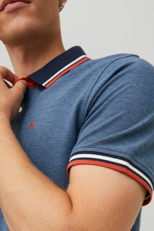Polo Bleu - PREMIUM by JACK & JONES