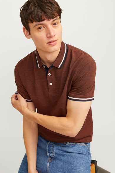 Polo à manches courtes - brun - PREMIUM BY JACK & JONES - 7
