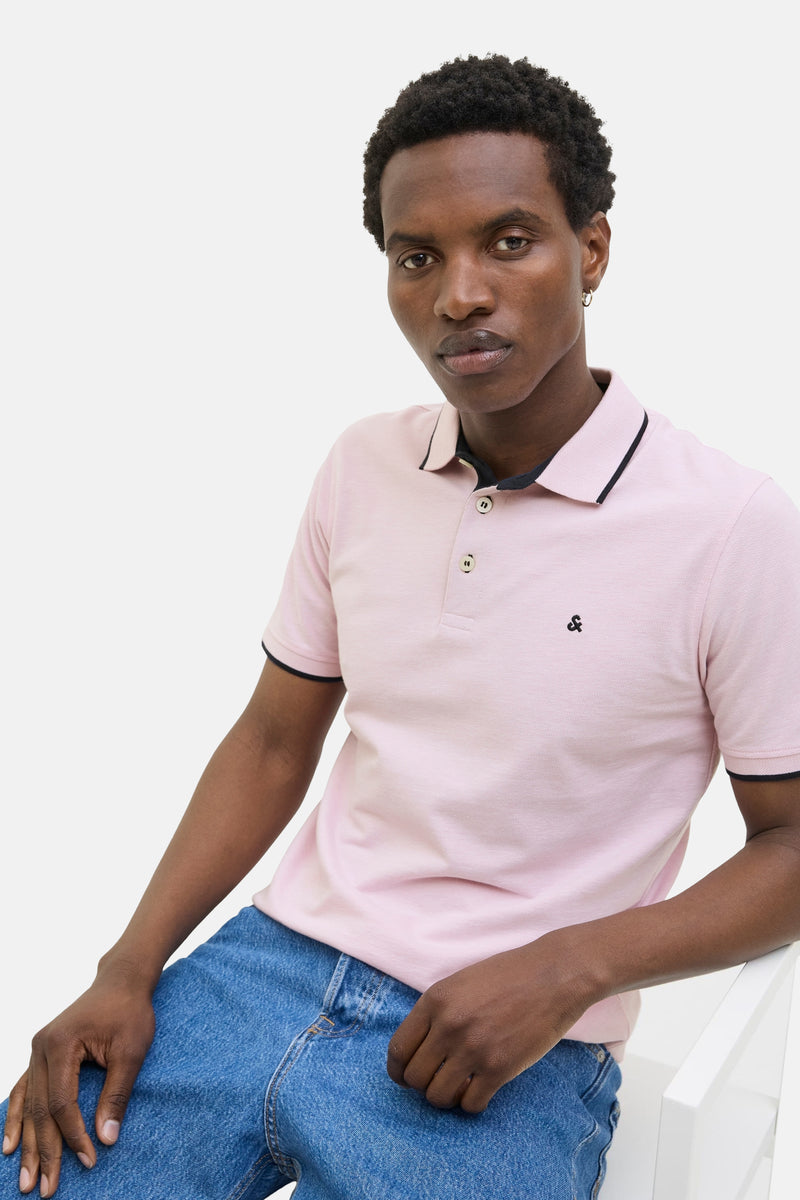 Polo à manches courtes - rose
