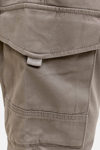 Bruine cargobroek van JACK & JONES JEANS INTELLIGENCE, met klepzak.