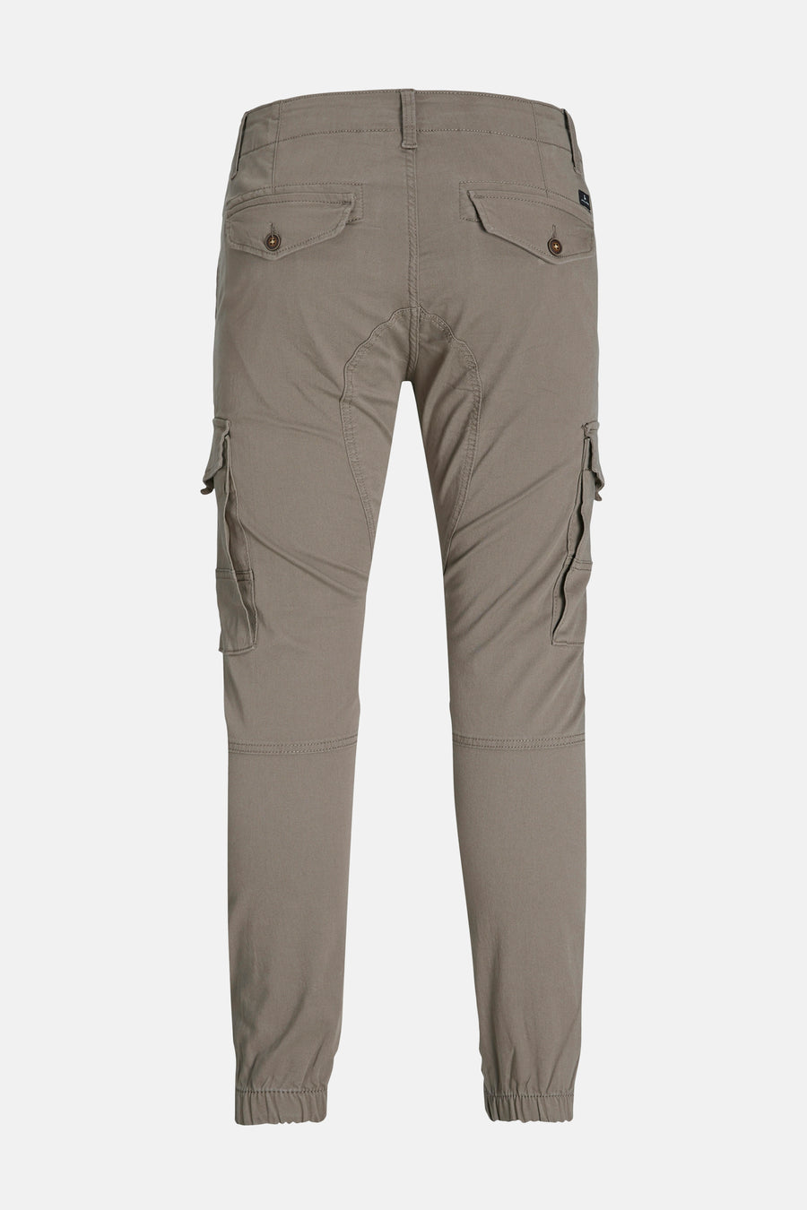 Bruine cargobroek van JACK & JONES JEANS INTELLIGENCE met zakken en stikseldetails.