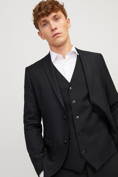 Gilet zwart - PREMIUM by JACK & JONES