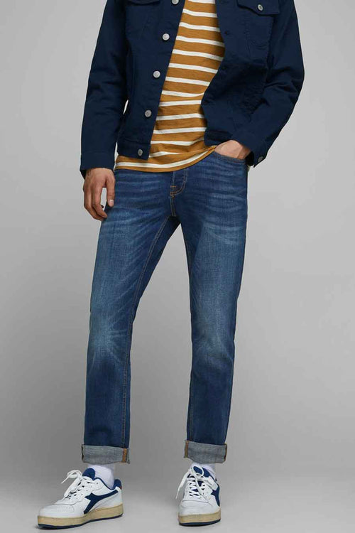 Jeans slim MID BLUE DENIM - JACK & JONES JEANS INTELLIGENCE