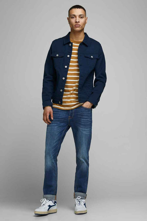 Jean slim MID BLUE DENIM - JACK & JONES JEANS INTELLIGENCE