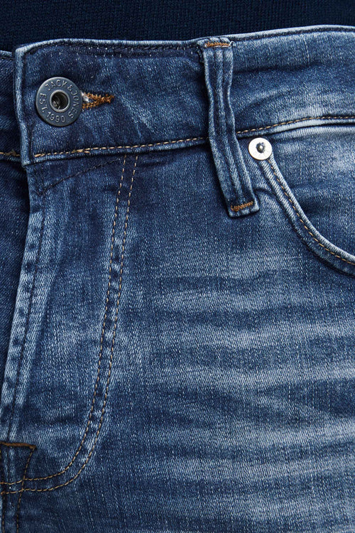 Jeans slim MID BLUE DENIM - JACK & JONES JEANS INTELLIGENCE