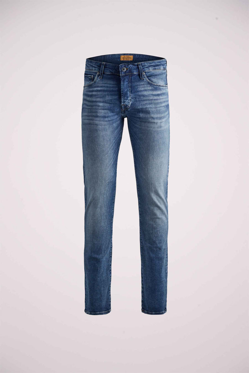 GLENN - mid blue denim
