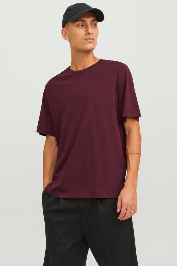 T-shirt (korte mouwen) Rouge - JACK & JONES