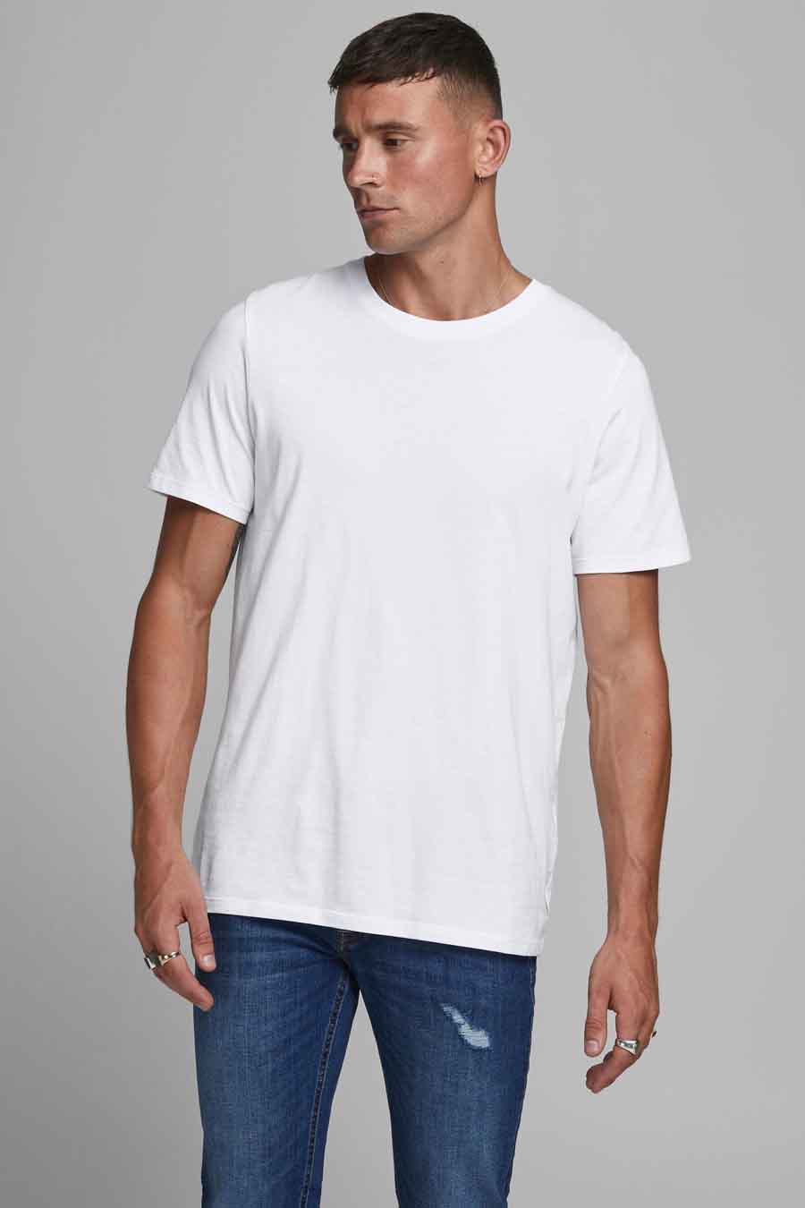 T-shirt (manches courtes) Blanc - JACK & JONES