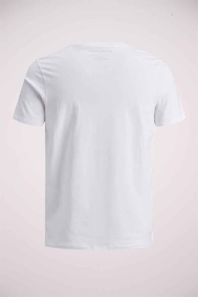 T-shirt blanc de JACK & JONES, vue de dos.
