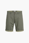 Groen patroon short, van JACK & JONES JEANS INTELLIGENCE, met omgeslagen zoom.