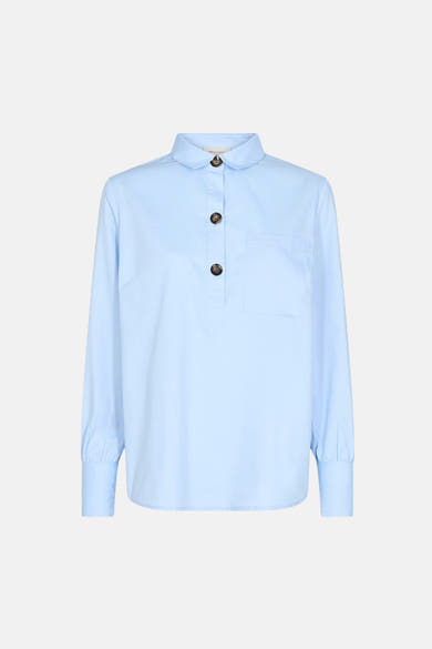 Blouse à manches longues - bleu