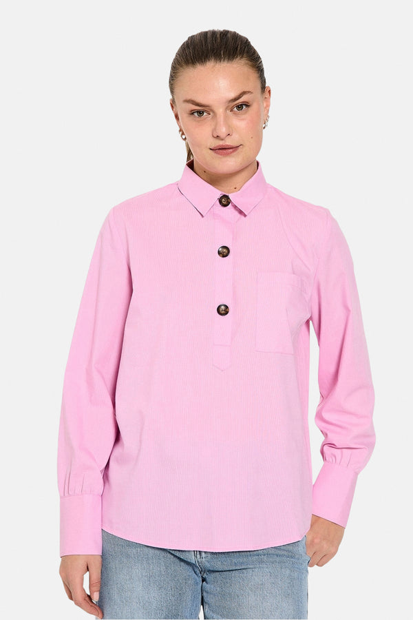 Chemisier (manches longues) Rose - FREEQUENT