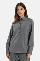 Blouse met lange mouwen - paars