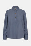 Chemisier (manches longues) bleu - FREEQUENT