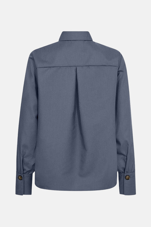 Blouse met lange mouwen - blauw